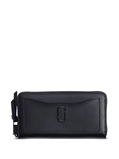 Marc Jacobs Cow Leather Polyurethane Wallet In Black