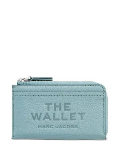 Marc Jacobs Cow Leather Wallet In Blue