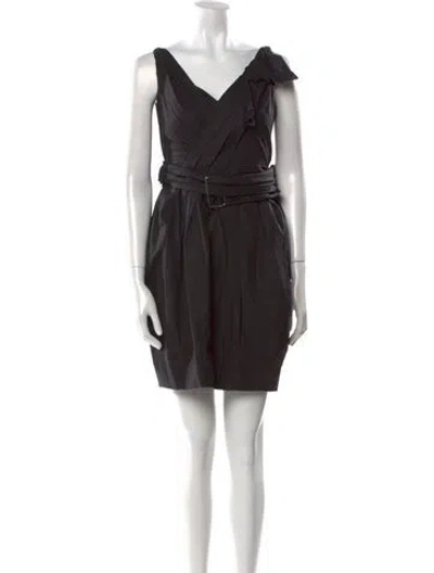 Pre-owned Marc Jacobs Cowl Neck Mini Dress In Multi