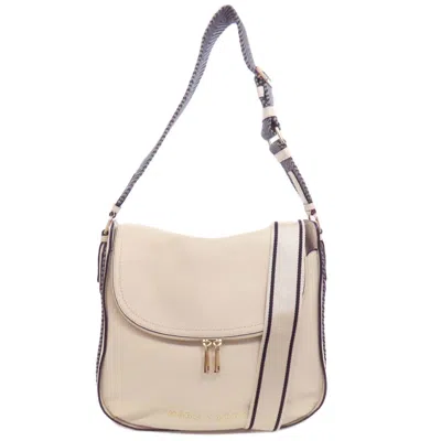 Pre-owned Marc Jacobs Cream Leather Shoulder Bag () In White