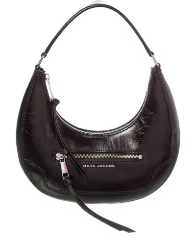 Marc Jacobs Crescent Small Leather Bag In Black