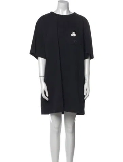 Pre-owned Marc Jacobs Crew Neck Knee-length Dress In Black