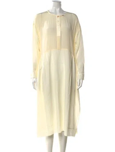 Pre-owned Marc Jacobs Crew Neck Long Dress In Neutral