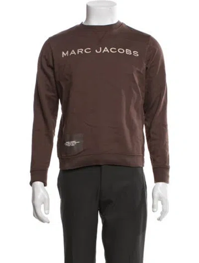 Pre-owned Marc Jacobs Crew Neck Long Sleeve Pullover In Brown