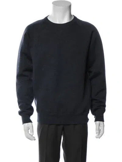 Pre-owned Marc Jacobs Crew Neck Long Sleeve Sweatshirt In Blue