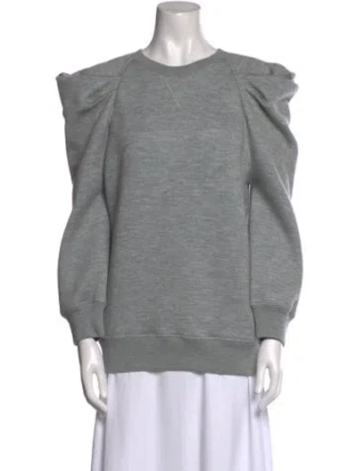 Pre-owned Marc Jacobs Crew Neck Long Sleeve Sweatshirt In Gray