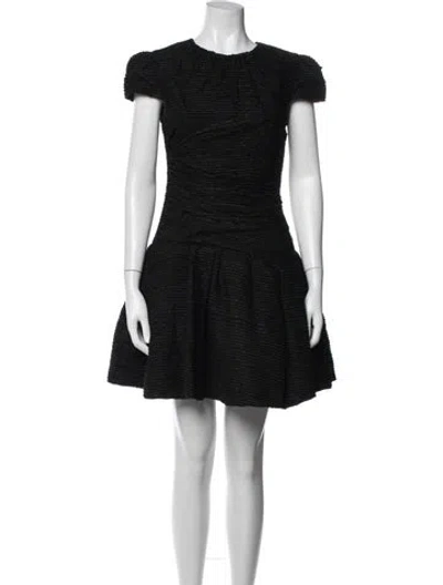Pre-owned Marc Jacobs Crew Neck Mini Dress In Blue
