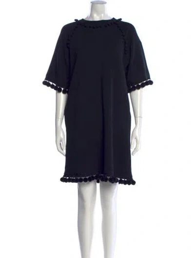 Pre-owned Marc Jacobs Crew Neck Mini Dress W/ Tags In Black