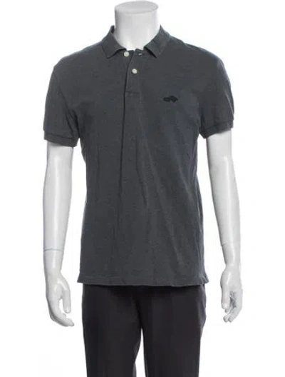 Pre-owned Marc Jacobs Crew Neck Short Sleeve Polo Shirt In Blue