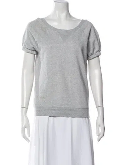 Pre-owned Marc Jacobs Crew Neck Short Sleeve Sweatshirt In Gray