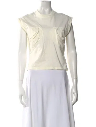 Pre-owned Marc Jacobs Crew Neck Short Sleeve Top In Neutral