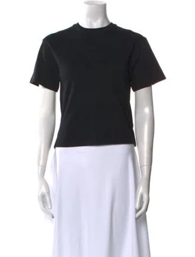 Pre-owned Marc Jacobs Crew Neck Short Sleeve T-shirt In Black