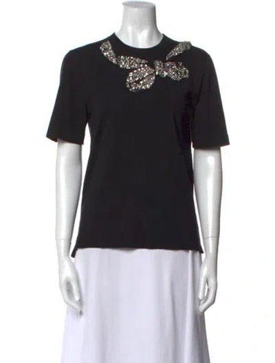 Pre-owned Marc Jacobs Crew Neck Short Sleeve T-shirt In Black