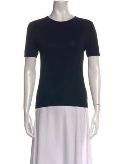 Pre-owned Marc Jacobs Crew Neck Short Sleeve T-shirt In Black