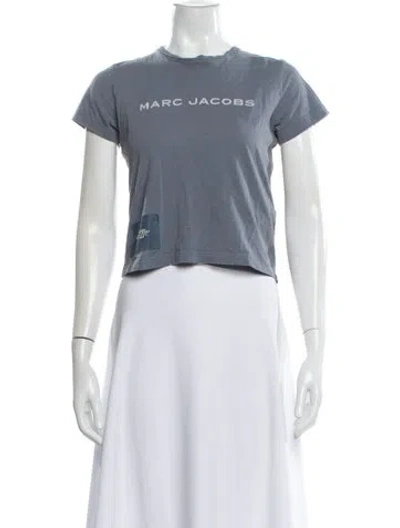 Pre-owned Marc Jacobs Crew Neck Short Sleeve T-shirt In Blue