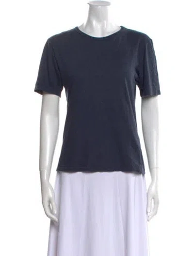 Pre-owned Marc Jacobs Crew Neck Short Sleeve T-shirt In Blue