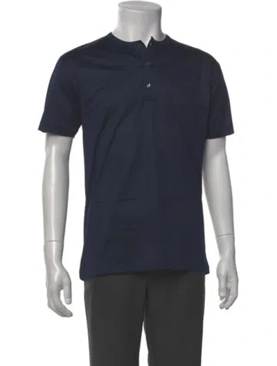 Pre-owned Marc Jacobs Crew Neck Short Sleeve T-shirt In Blue