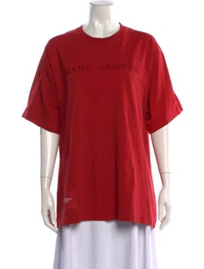 Pre-owned Marc Jacobs Crew Neck Short Sleeve T-shirt In Pink