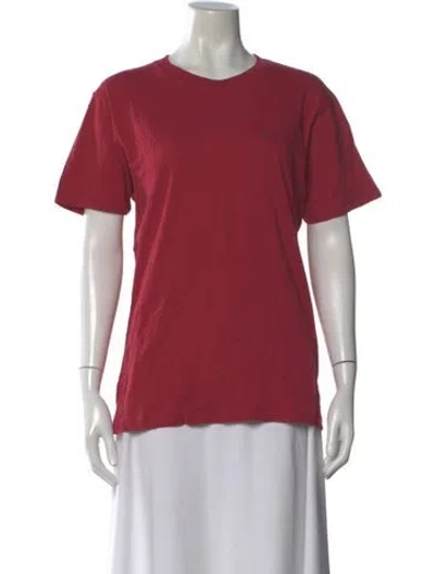 Pre-owned Marc Jacobs Crew Neck Short Sleeve T-shirt In Red