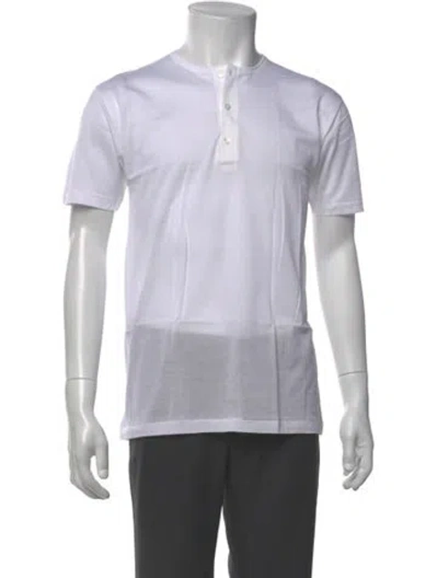 Pre-owned Marc Jacobs Crew Neck Short Sleeve T-shirt In White