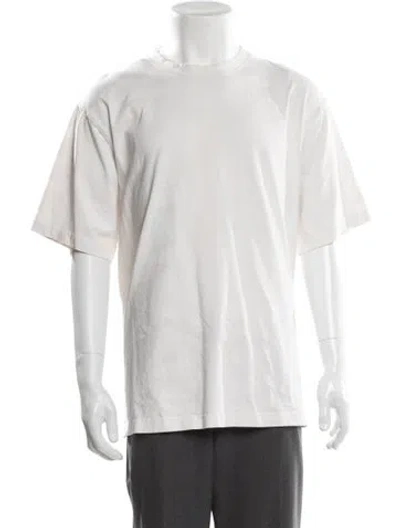 Pre-owned Marc Jacobs Crew Neck Short Sleeve T-shirt In White