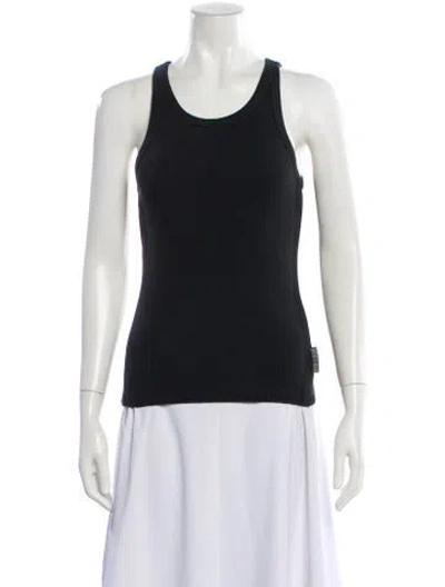 Pre-owned Marc Jacobs Crew Neck Sleeveless Top In Black