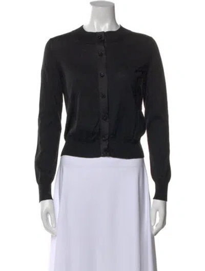 Pre-owned Marc Jacobs Crew Neck Sweater In Black