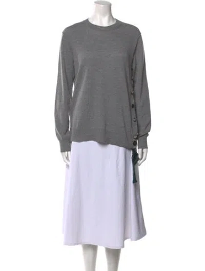 Pre-owned Marc Jacobs Crew Neck Sweater In Gray