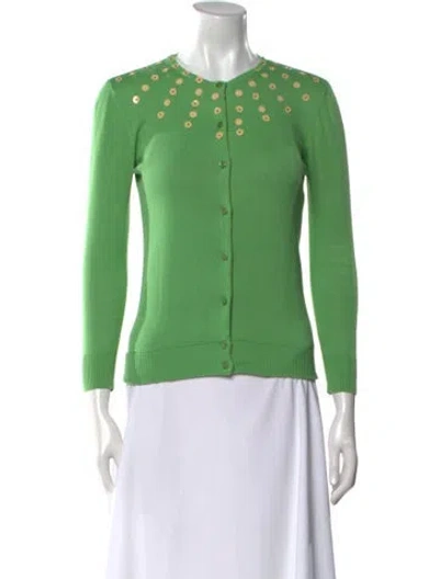 Pre-owned Marc Jacobs Crew Neck Sweater In Green