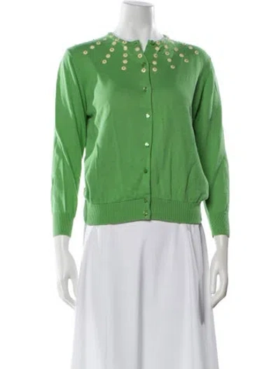Pre-owned Marc Jacobs Crew Neck Sweater In Green