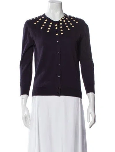 Pre-owned Marc Jacobs Crew Neck Sweater In Purple