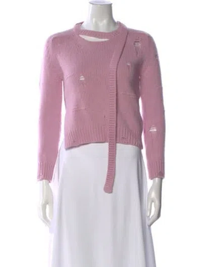 Pre-owned Marc Jacobs Crew Neck Sweater In Purple