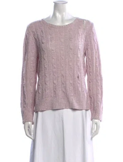 Pre-owned Marc Jacobs Crew Neck Sweater In Purple