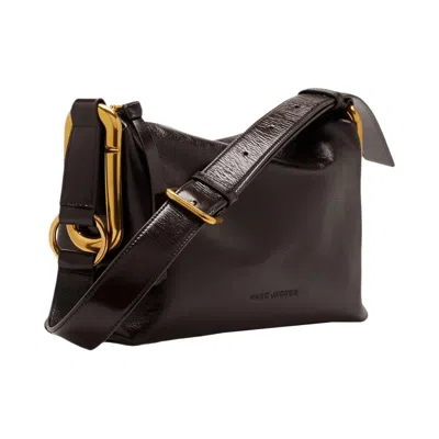 Pre-owned Marc Jacobs Crinkle Scene Medium Shoulder Bag 'fondant' | Brown | Women's Size Onesize
