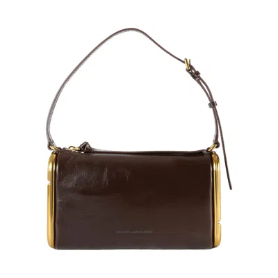 Pre-owned Marc Jacobs Crinkle Scene Small Shoulder Bag 'fondant' | Brown | Women's Size Onesize