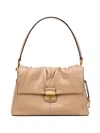 Marc Jacobs The Cristina Messenger Leather Shoulder Bag In Brown