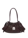 Marc Jacobs Cristina Zip Satchel Bag In Brown