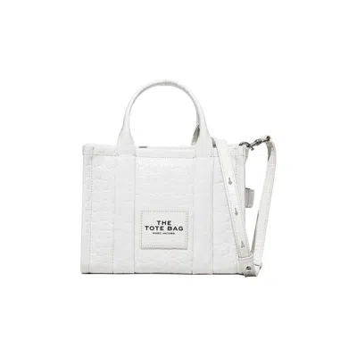 Pre-owned Marc Jacobs Croc Small Tote Bag 'ivory' | White | Men's Size Onesize