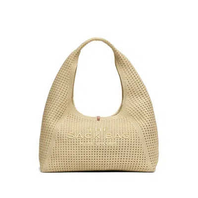 Marc Jacobs Crochet-knit Shoulder Bag In Neutral