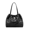 Marc Jacobs Leather Shoulder Bag With Chain And Straps In Black