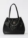 Marc Jacobs Leather Shoulder Bag With Chain And Straps In Black