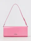 Marc Jacobs The Mirror Shoulder Leather Bag In Pink