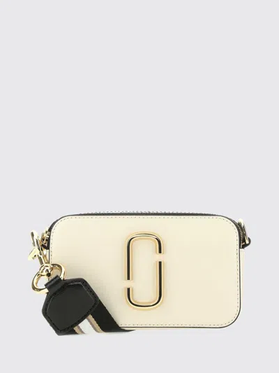 Marc Jacobs Crossbody Bag Woman Color White In Metallic
