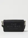 Marc Jacobs Mini Black Crossbody Bag With Engraved Logo In Black