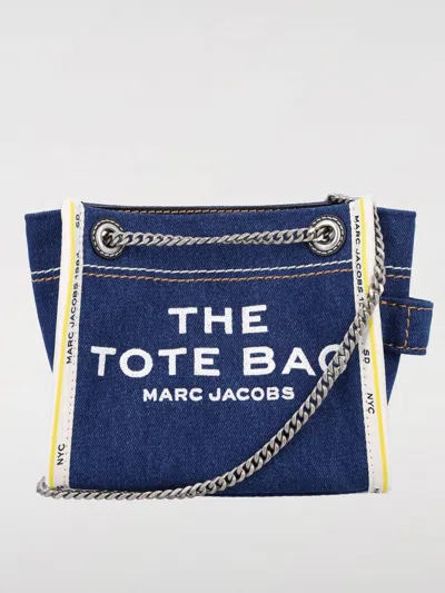 MARC JACOBS TOTE BAGS MARC JACOBS WOMAN COLOR DENIM,G41303028