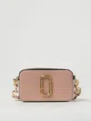 Marc Jacobs The Snapshot Leather Camera Bag In 粉色