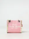 Marc Jacobs The Denim Chain Crossbody Tote Crossbody Bags Pink In Pink