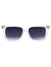 Marc Jacobs Crystal Acetate Sunglasses In White