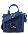 Marc Jacobs The Crystal Denim Crossbody Tote Bag In Blue