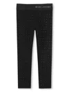 Marc Jacobs Crystal-embellished Leggings In Black